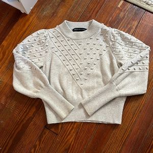 French Connection puff sleeve sweater